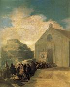 Francisco Goya Village Procession Germany oil painting artist